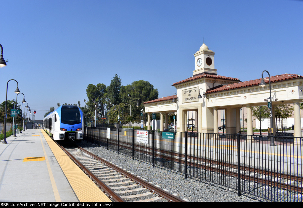 Redlands University Arrow Station-looking west